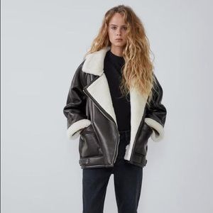 zara aviator jacket